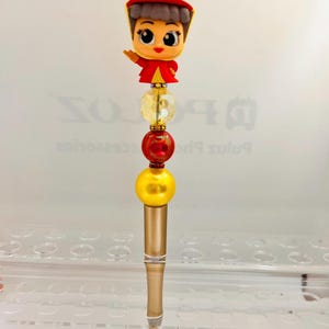 カスタムビーズペン - 眠れる森の美女のハンドメイドDoorablesペン