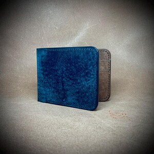 Billetera con clip para billetes Billetera de cuero para hombre Billetera personalizada Billetera grabada Billetera de cuero plegable Regalo de cumpleaños Regalo para él Regalo para padre