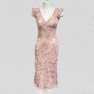 Vestido vintage, vestido floral de verano, vestido de hadas, vestido con volantes