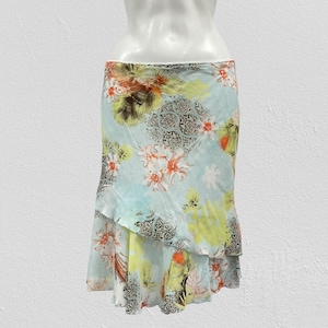 Vintage midi skirt 90s fairy skirt