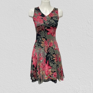 Vestido mini Y2K, vestido veraniego vintage, vestido de hadas, vestido bohemio