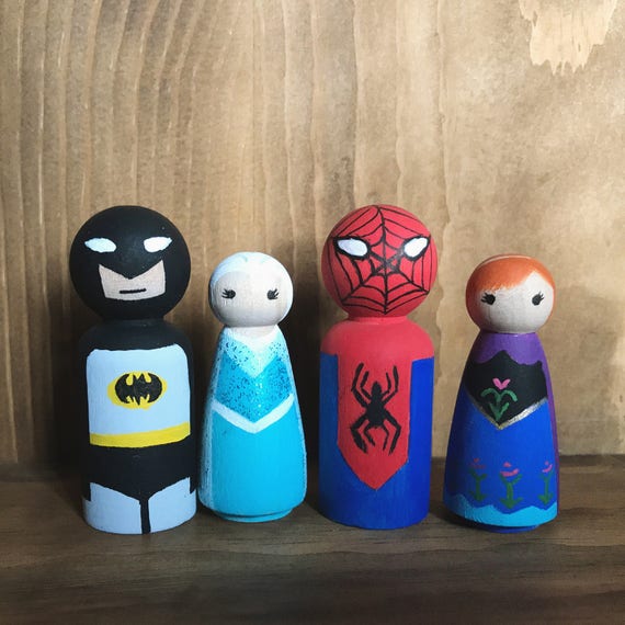 spider man peg doll