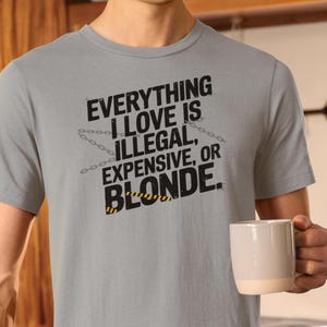 Sarcastic Blonde Quote T-Shirt: Funny Graphic Tee, Trendy Unisex Apparel