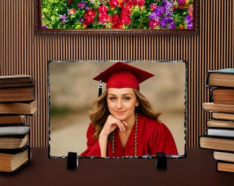 Custom Graduation Photo Slate, Class of 2025 Keepsake