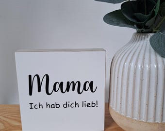 Handmade gift for Mom | Mother's Day gift for Mom | Sign with saying "Thank Mom"
