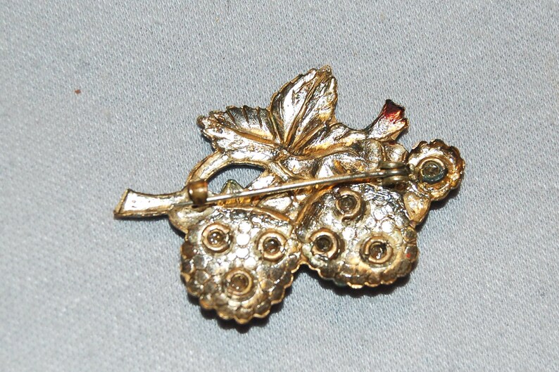 Antique Victorian Brooch Rhinestone C Clasp Vintage old Etsy