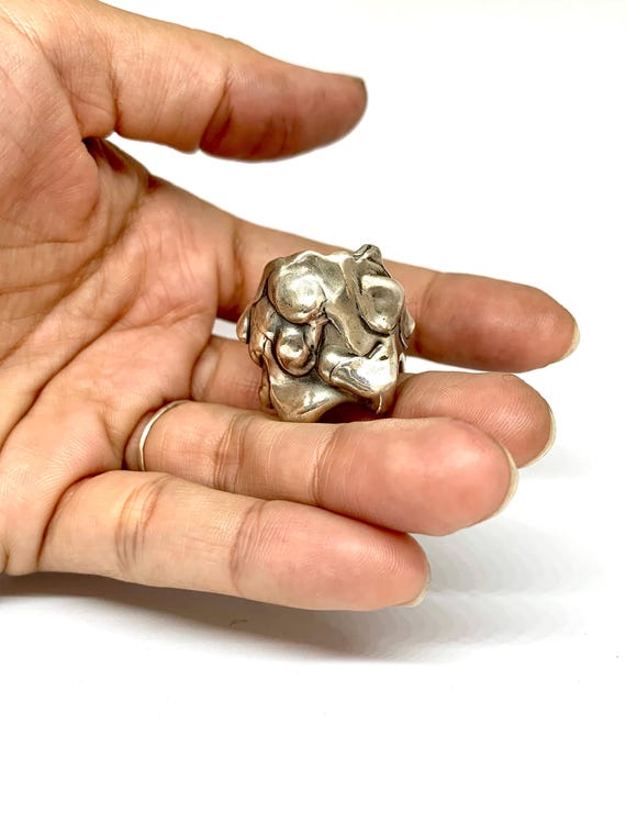Monster Silver Ring - Etsy Ireland