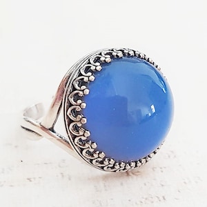 Antique Silver Round Mood Ring, Vintage Style Adjustable Mood Stone Ring, Colour Changing, Quality Setting, Also Bronze, Gold, Rose Gold