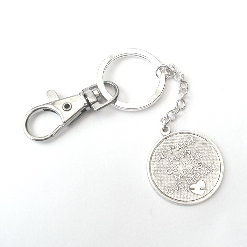 Valentine Keychain Gift for Him Love Poem Keychain I Love Etsy