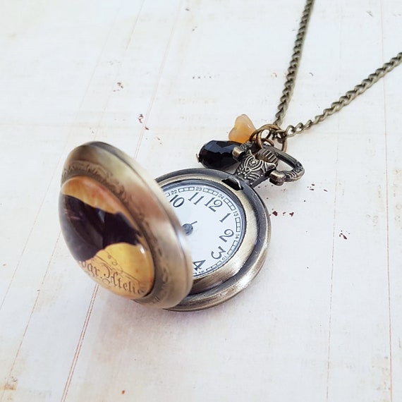 Orologio Da Tasca Al Quarzo Con Numeri Romani On - Foto 5