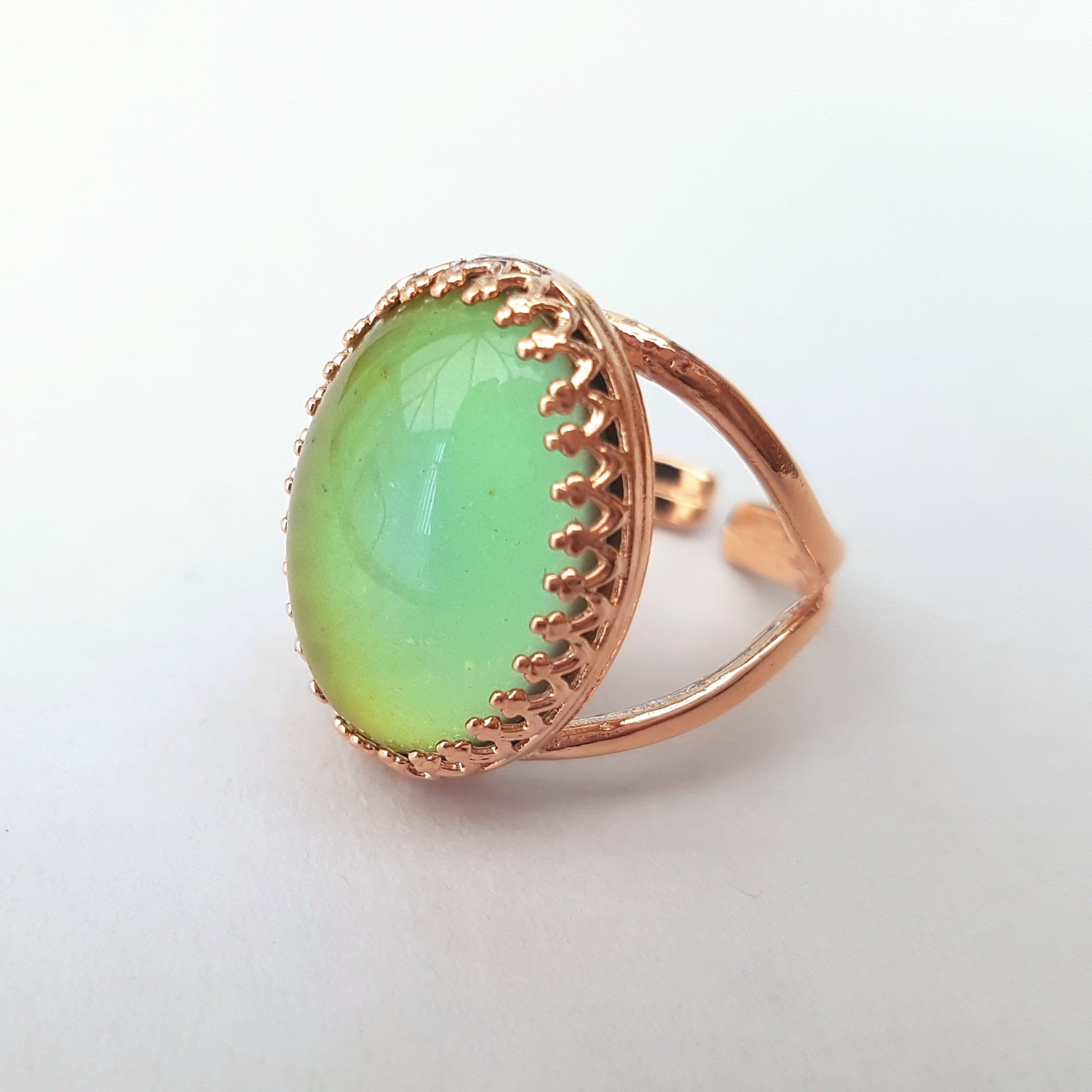 Rose gold mood best sale ring