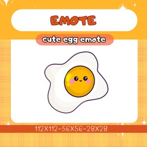 Twitch Emote Egg, Funny, Kitten Emote, Animal Emote, For Streamers - Instant Download/Ready to Use (transparent) ,Twitch- Digital
