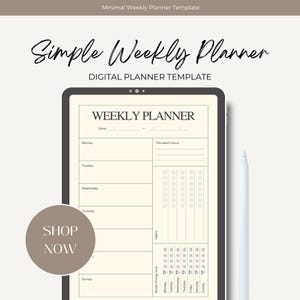 Weekly Planner | Productivity & Goal Setting | Time Management Organizer | Undated Planner for Busy Schedules | Task and Habit Tracker