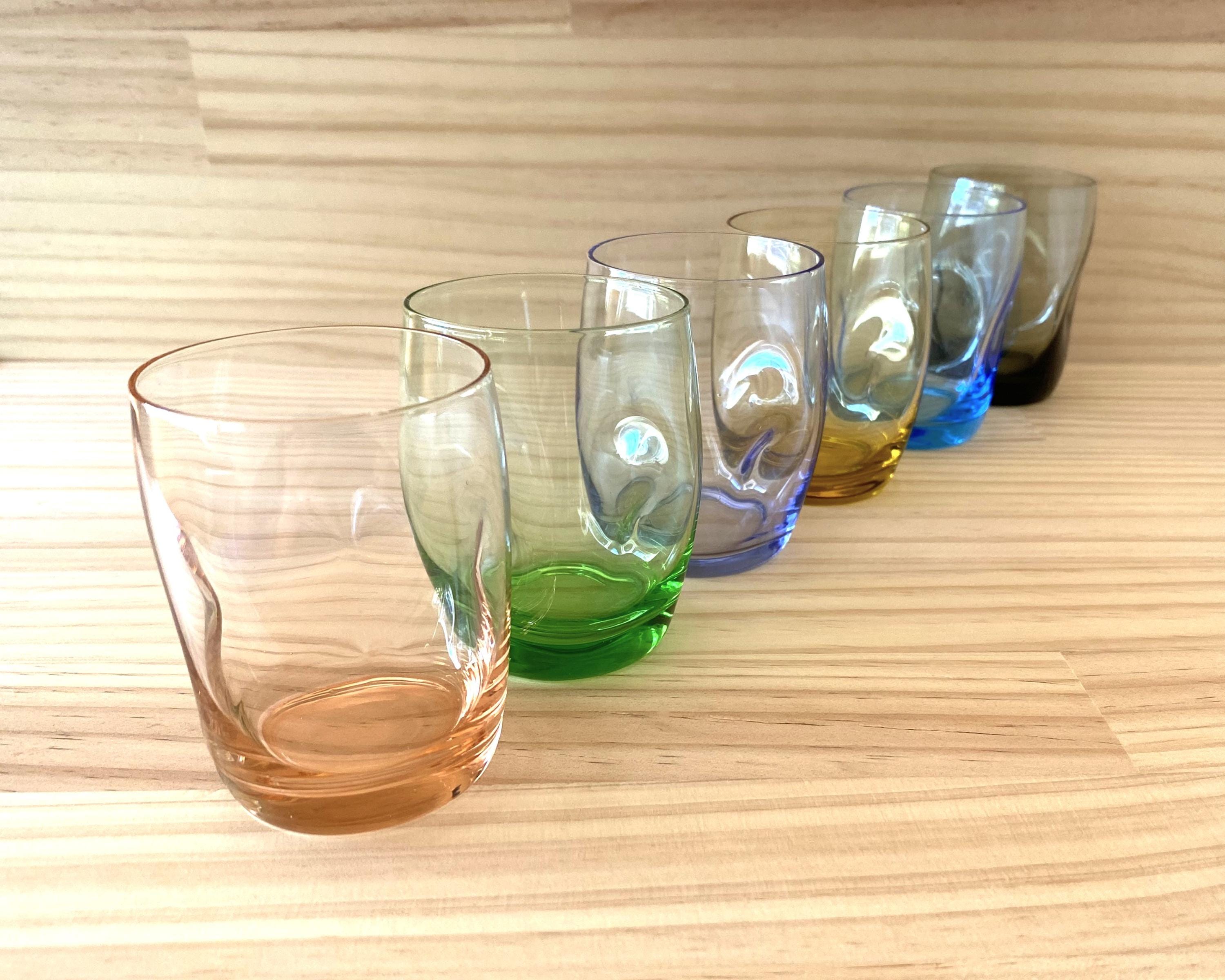 Set 6 Bicchieri Messicani Soffiati A Mano In Vetro Cobalto – 400 Ml – Artigianali E Riciclati
