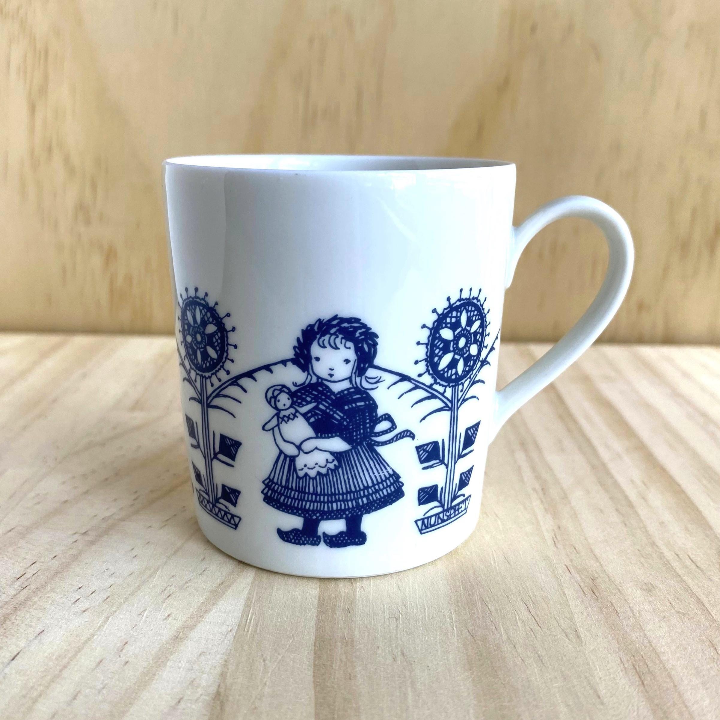Service à Café 9 Tasses + 9 Soucoupes Seltmann Weiden Bavaria Monika - Porcelaine Fleurie Vintage + 1 Tasse Bonus