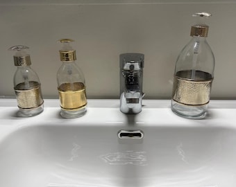 Liquid soap dispenser, handmade soap dish, handmade soap dispenser, bathroom decoration, interior decoration