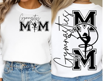 Gymnastics Mom SVG PNG Gymnastics Mom Shirt PNG, Design png svg Gymnastic shirt for mom png Download Sublimation File Cut File for Cricut