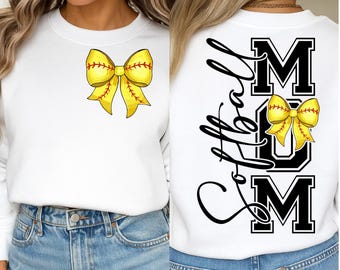 Softball Mom SVG PNG, Coquette Bow Softball Mom png Game Day Vibes Svg, Softball Mom Shirt, Softball Shirt Svg, Softball Mom Svg Files