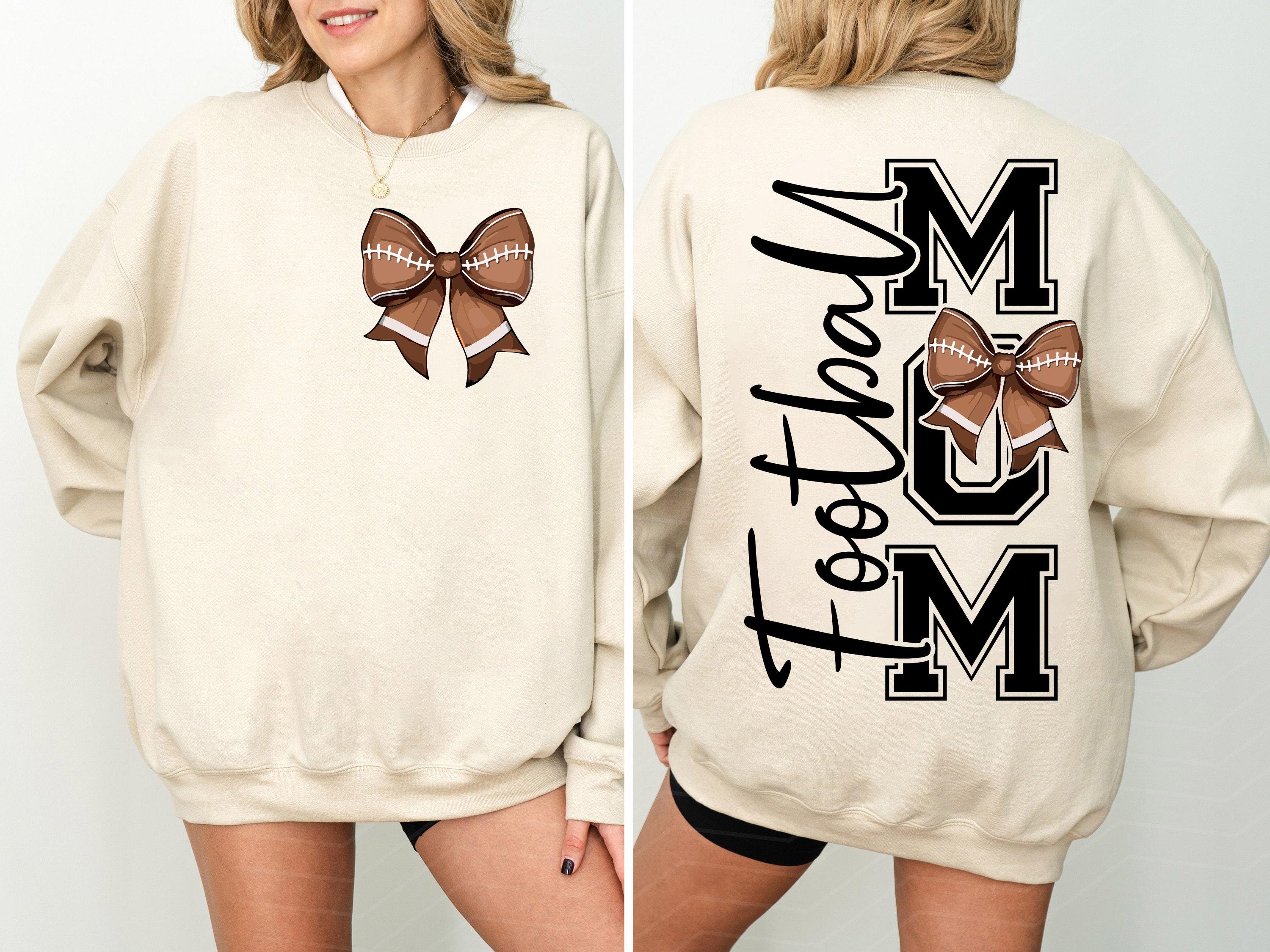 Football Mom SVG PNG, Coquette Bow Football Mom Png Game Day Vibes Svg ...