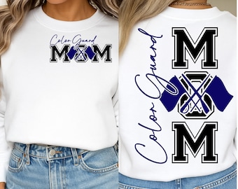 Color Guard Mom SVG PNG, Marching Band Mom Shirt Design Drumline Mom png, Digital Color Guard Mama svg File Cut File for Cricut Sublimation