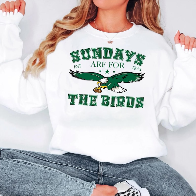 Philadelphia Football SVG PNG, Söndagar är för fåglarna, Bird Gang Football Sunday, Philadelphia Eagles PNG, Philadelphia Eagles bild 3
