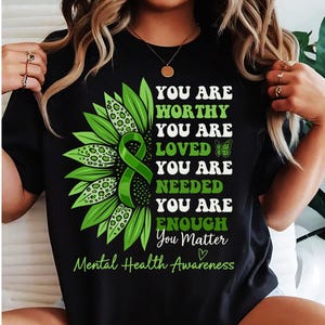 Sunflower Motivational Mental Health Awareness SVG PNG, inspirational png, Mental health Png, be kind, Mental Awareness png download file