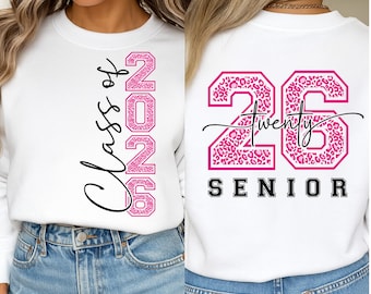 Class of 2026 SVG PNG Senior 2026 shirt Senior Class of 2026 Svg  Graduation Svg Cut file for Cricut ,Graduation 2026 Svg Sublimation Design