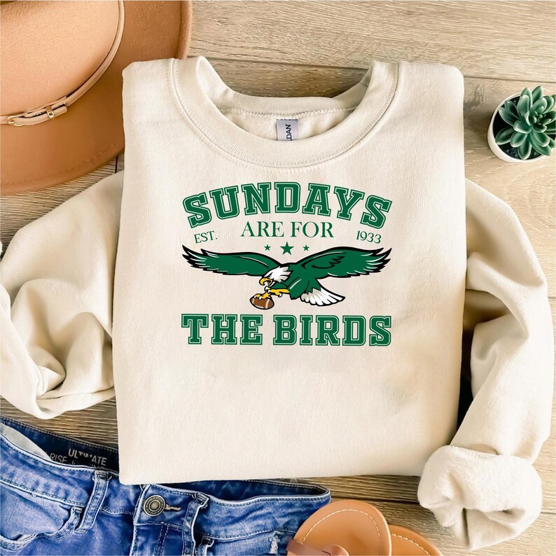 Philadelphia Football SVG PNG, Söndagar är för fåglarna, Bird Gang Football Sunday, Philadelphia Eagles PNG, Philadelphia Eagles bild 2