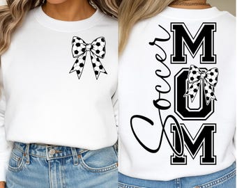 Soccer Mom SVG PNG, Coquette Bow Soccer Mom png Game Day Vibes Svg, Soccer Mom Shirt, Soccer Shirt Svg, Soccer Mom Svg Files, Sports Svg