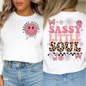 Sassy Little Soul SVG PNG, Sassy women shirt, Little Soul Sublimation png Design, Girls PNG designs, Girl Png sublimation, Toddler png file