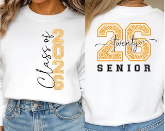 Class of 2026 SVG PNG Senior 2026 shirt Senior Class of 2026 Svg  Graduation Svg Cut file for Cricut ,Graduation 2026 Svg Sublimation Design