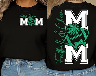 Football et Cheer Mom PNG, Cheer Mom png, Football Mom png, Maillot de football femme, Cheer Mom png, Maillot de football png, Game Day téléchargement png