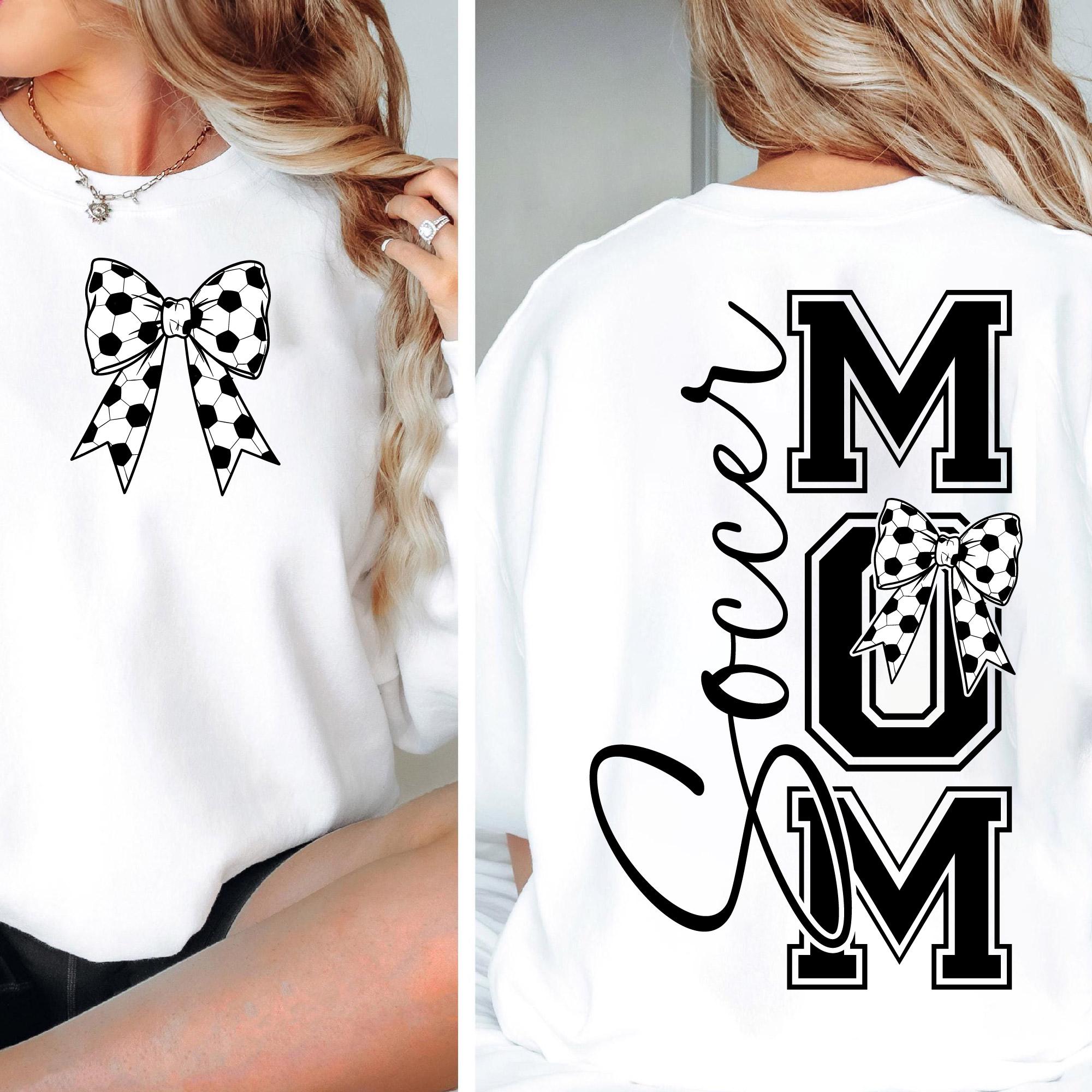 Soccer Mom SVG PNG, Coquette Bow Soccer Mom Png Game Day Vibes Svg ...
