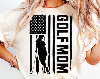 Vintage Golf Mom SVG PNG Golf Clipart Golf Mom Shirt Design auto sticker png svg, Golf mama digitaal bestand direct downloaden