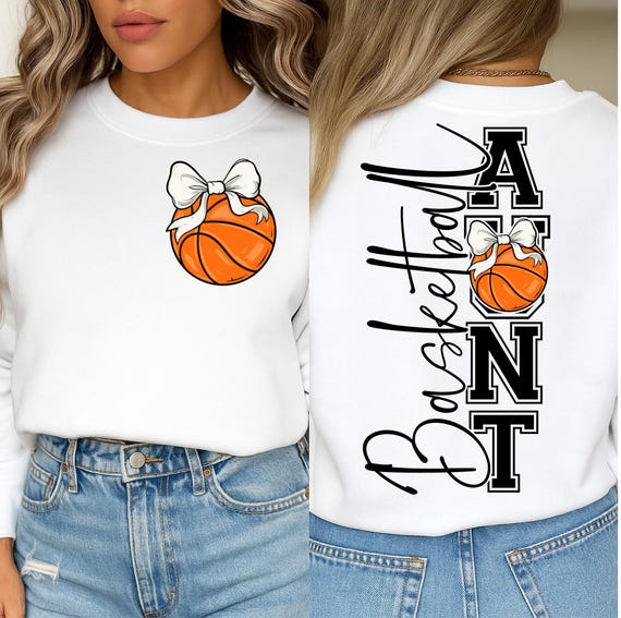 Basketball Aunt SVG PNG, Coquette Bow Basketball Aunt png Game Day Vibes Svg, Basketball Aunt Shirt, Basketball Shirt Svg download