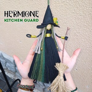 Norse Pagan Viking Gifts, Whimsigoth Decor Kitchen Witch Doll & Yule Decor Hermione
