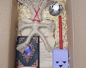 Poppet Doll Altar Kit, Love Binding & Obsession Ritual, Voodoo Style, Grimoire Seite 91-92