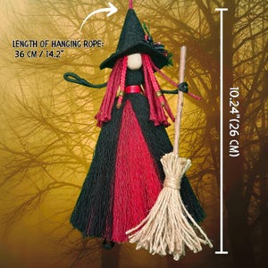 Norse Pagan Viking Gifts, Whimsigoth Decor Kitchen Witch Doll & Yule Decor Rovena