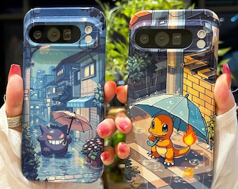 Cute Geng Anime Phone Case for iPhone 17 16 15 14 13 12 Pro Max Samsung S25 S24 FE S21 S22 S23 Plus S26 Ultra Google Pixel 7 8 9 10 Cases
