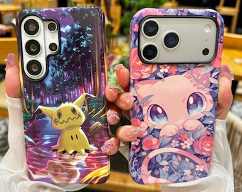 Kawaii Anime Cartoon Phone Case for iPhone 17 16 15 14 13 12 Pro Max Samsung S26 S25 FE S22 S23 Plus S24 Ultra Google Pixel 7 8 9 10 Cases