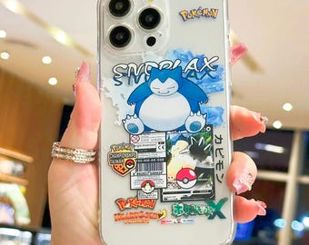 Kawaii Anime Clear Phone Case for iPhone 17 16 15 14 13 12 Pro Max Samsung S24 S25 FE S21 S22 S23 Plus S26 Ultra Google Pixel 7 8 9 10 Cases
