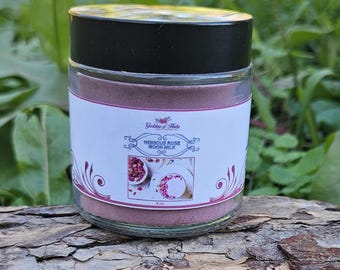 Leche lunar de rosas y hibisco, mezcla para bebida herbal, leche lunar de rosas, hibisco, leche lunar, bebida de rosas, bebida de hibisco