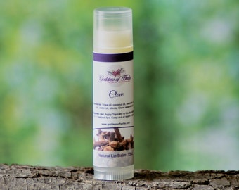 Clove Lip balm, .15 oz, natural lip balm, lip moisturizer, lip product
