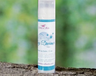 Tiny Dreamer Lip balm, .15 oz, natural lip balm, holistic wellness, wellness herb, natural ingredients, best lip balm, lip moisturizer