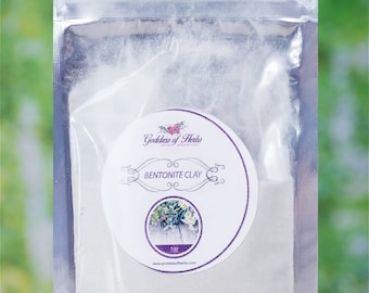 Bentonite Clay, 1 Oz, magickal herbs, metaphysical herbs, holistic health, wellness herb, natural ingredient, skin care
