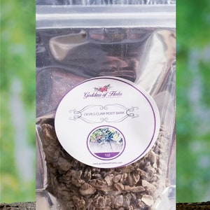 Devil&#39;s Claw Root, 1 Oz Dry Root, magickal herbs, metaphysical herbs, holistic health, wellness herb, natural ingredient