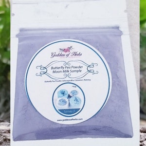 Moon Milk Sampler Pack, Sample Size, Serves 2, 7PK, Lavender Vanilla, Hibiscus Rose, Matcha Green Tea, Golden Milk, Hot Cacao, Butterfly Pea image 8