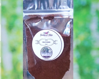 Chili Powder, 1 Oz Chili Powder, Spice For Cooking, Chili Powder Culinary, Chili seasoning, Chili Powder Spice, Cooking, Goddess of Herbs