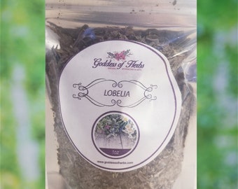 Lobelia Herb, 1 Oz, magickal herbs, metaphysical herbs, holistic health, wellness herb, natural ingredient