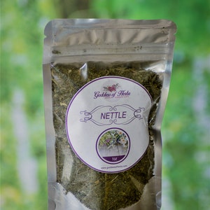Nettle Leaf Herb, 1 Oz, magickal herbs, metaphysical herbs,  holistic health, wellness herb, natural ingredient
